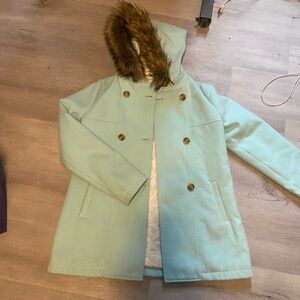 Cat & Jack Kids Felt Coat